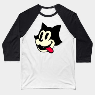 Cartoon Cat Baseball T-Shirt